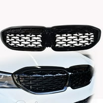 Hex Autoparts Front Kidney Grill Grille for BMW G20 330i M340i 2019-2022 Gloss Black Diamond