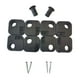 thumbnail image 4 of 8 piezas de repuesto para patas de silla de camping, reparación de patas, piezas fáciles de instalar, conector para exteriores, protectores de suelo Negro, 4 of 8