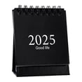 thumbnail image 4 of Calendario de escritorio Calendario de año Nuevo, mes, fecha, semana, calendario de escritorio, adorno de mesa para oficina en casa, año Nuevo 2025 Negro, 4 of 8