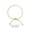 Gold Bracelet, variant on Gold Necklace Bracelet Stainless Steel Minimalist Adjustable Lariat