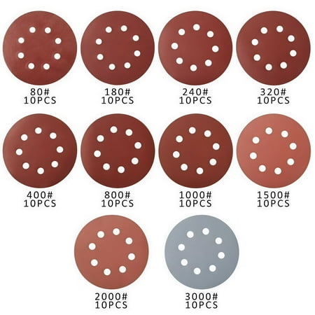 100 Count Red Polishing Sandpaper Sheets for Smooth Finishing Tasks