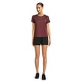 thumbnail image 3 of Avia Women’s and Women's Plus Perforated Performance T-Shirt with Short Sleeves, Sizes XS-4X, 3 of 6