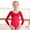 Red, variant on CYRBOKO Girls Gymnastics Leotards, Stretchy Performance Training Long Sleeve Dancewear Clothes Red Size 10-12 T