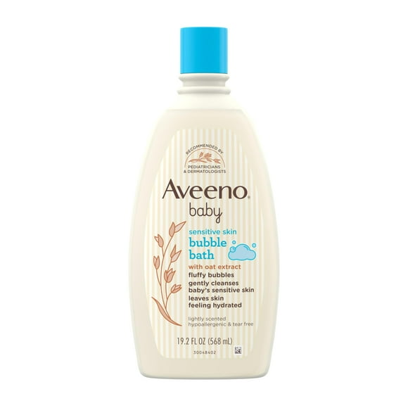 Baño de burbujas Aveeno Baby Sensitive Skin con extracto de avena 570 ml
