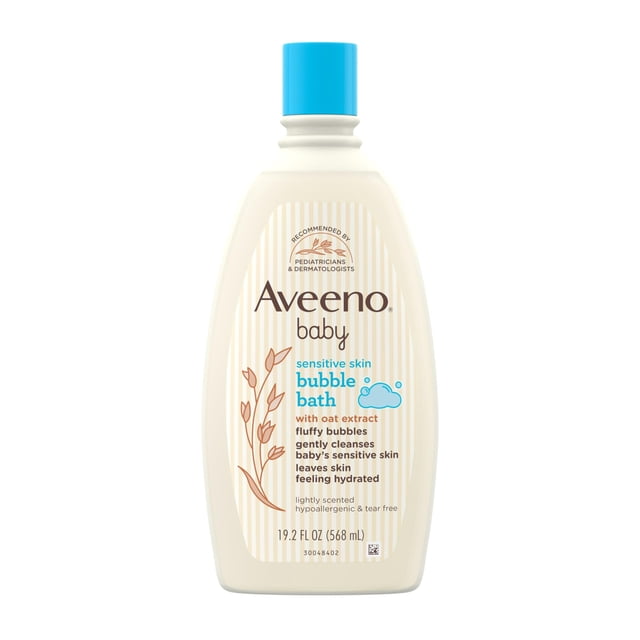 Baño de burbujas Aveeno Baby Sensitive Skin con extracto de avena 570 ml
