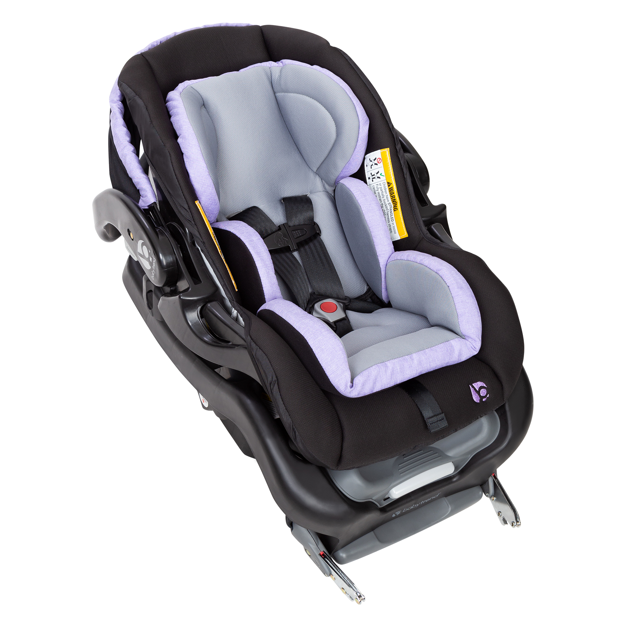 Baby Trend Secure Snap Tech 35 Infant Car Seat, Purple, 4-35 lbs, EPS Foam, Multi-Grip Handle
