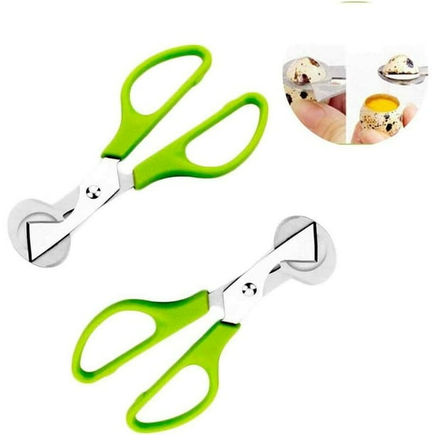 2 Piece Quail Scissors, Eggshell Cutting Scissors, Stainless Steel