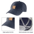 thumbnail image 3 of Gorra de lona para hombre, nueva gorra de lengua de pato de material lavado, gorra de béisbol deportiva con protección solar y parte superior suave e informal para hombre, 3 of 5