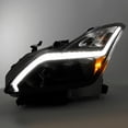 thumbnail image 3 of AKKON - Fit 2008-2013 Infiniti G37 / 14-15 Q60 LED Light Tube Projector Smoked Headlights & 3D LED Tail Lights - [Black Housing], 3 of 7