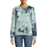 Derek Heart Women's Juniors' Slight Puff Sleeve Pullover