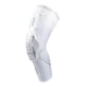 thumbnail image 4 of 1 pieza de rodillera/codo súper transpirable para bicicleta, baloncesto, correr, patinaje, de apoyo, ciclismo, esquí, secado rápido, Blanca M Macarena Almohadillas protectoras para las rodillas, 4 of 8