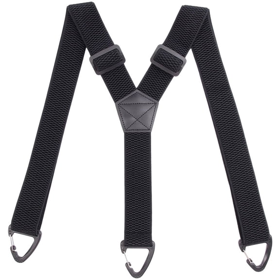 Slccxzc Hidden Suspenders for Men, Heavy Duty Work Suspenders with Hooks, Belt Strap, Mens Braces for Overalls Jeans, Work Pants, Jumpsuits