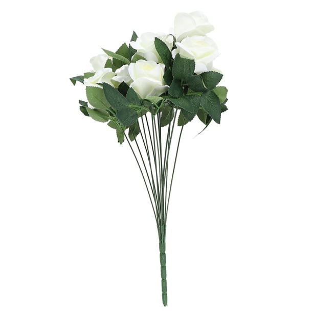 Rosas Artificiales, Peluche Rosa Simulada De Tela Para La Decoración De La Boda