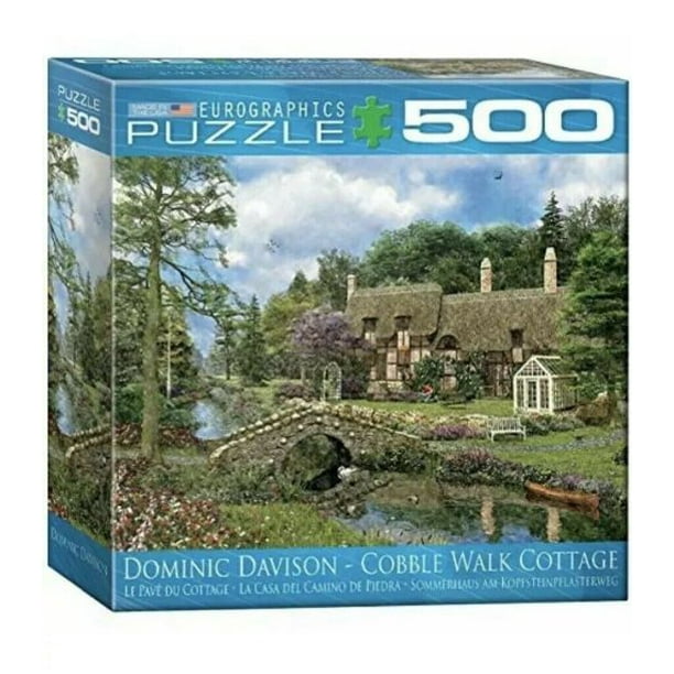 Cobble Walk Cottage par Dominic Davidson Puzzle, 500 Pièces