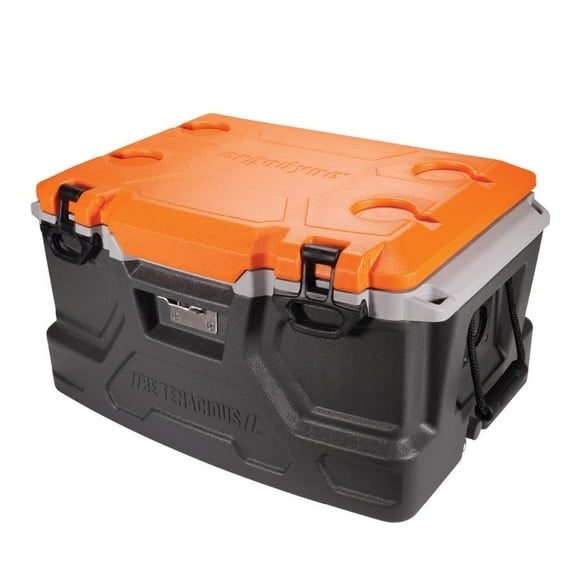 Chill-Its 150-13171 5171 48 qt. Industrial Hard Sided Cooler - Orange & Grey