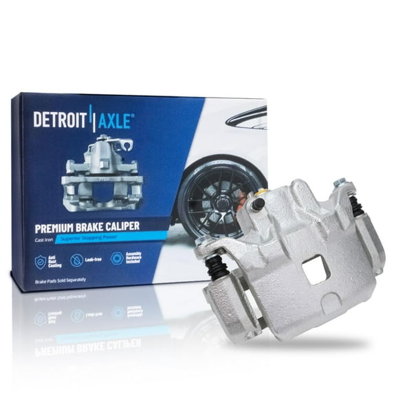 Detroit Axle - Front Right Brake Caliper for 2002-2004 Infiniti i35, 02-06 Nissan Altima, 02-03 Maxima, Passenger Side Disc Brake Caliper 2003 2004 2005 2006 Replacement