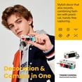 thumbnail image 3 of Mini Camera Keychain Portable Bag Charm Camera for Students' Travel with 32G TF memory card, USB card reader, Type-C adapter and Type-C cable, 3 of 8