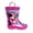 Fuchsia, variant on Girls Minnie Mouse Waterproof Easy Pull Handle Rain Boots (Toddler/Little Kid)