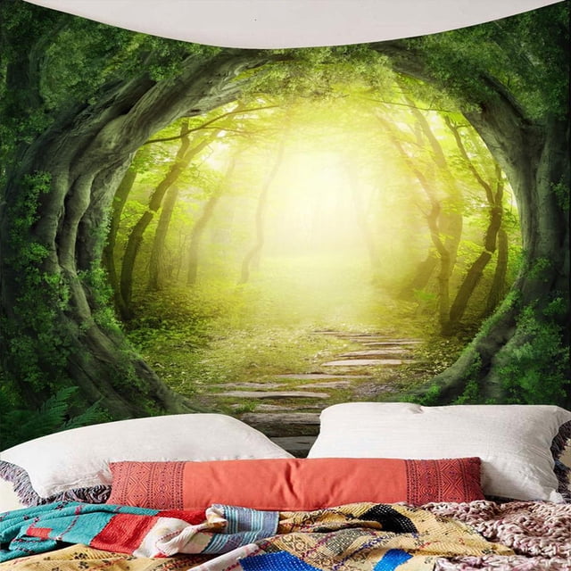 Tapiz de Cuentos de Hadas Impermeable Bajo Tapiz de árbol de Tapiz de árbol de Deseos de para PAG Colco Tapiz tapiz 3D