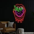 thumbnail image 3 of Glowneon Sexy Lips Neon Sign, Sexy Mouth Led Sign, Strawberry Neon Light, Girl Room Decor, 3 of 5
