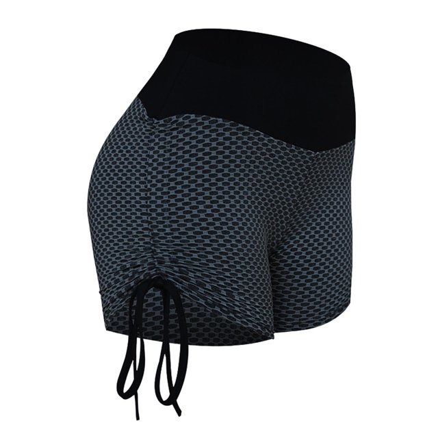 Pantalones cortos de yoga para mujer, pantalones cortos de yoga para levantamiento de glúteos, deportes de cintura Yuyangstore Shorts de yoga de cintura alta