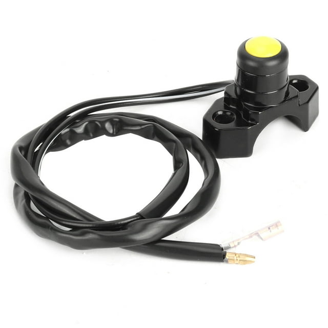 Interruptor De Apagado Del Motor, Interruptor De Botón De Arranque Y Apagado, Carcasa De Aluminio CNC, Fácil Instalación, Opción De Modificación De Motocicleta, Diámetro De