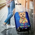 thumbnail image 3 of Autism Awareness Cairn Terrier Accept Understand Love Travel Luggage Cover Cairns Dog Lover Suitcase Dust Protective Decor - 12003, 3 of 5