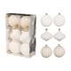 thumbnail image 2 of Christmas Decorations 6 Piece Flocked Christmas Balls Christmas Decoration SetMultiple Styles Of Christmas Tree Decorations Can Also Be Used For Other Party, 2 of 7