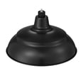 thumbnail image 2 of RWHS14-SB Millennium Lighting R Series - 1 Light Warehouse Shade-8.25 Inch Tall and 14 Inch Wide-Satin Black Finish, 2 of 5
