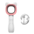 thumbnail image 1 of Ventilador de mano Mini Enfriador de aire de 360 ​​grados Portátil USB Recargable Sin ventilador de enfriamiento de hojas, Rosa Methold HA006441-01, 1 of 6