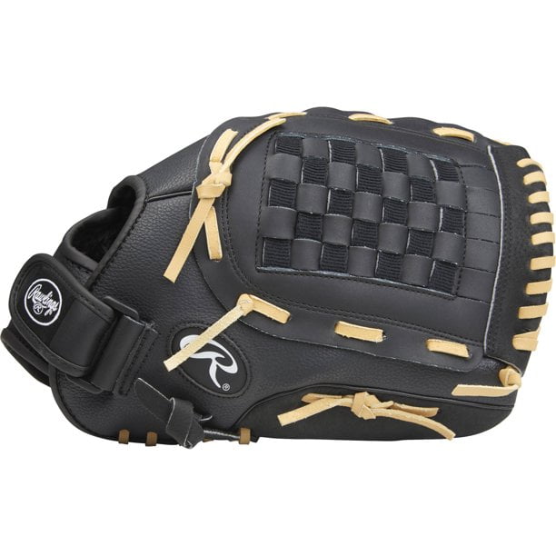 Rawlings Softball Glove SZ 14" SS14BR Right Hand Thrower Leather Zero Shock 