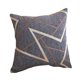 thumbnail image 1 of 45*45cm Funda de almohada cuadrada suave, cómoda, moderna, de chenilla con textura de punto, color plateado, 45x45cm, 1 of 5