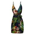 thumbnail image 4 of Kcodviy 2025 Printemps et Été Robes pour Femmes Grande Taille Longueur Midi Nouvelle Col en V Multi Formelle Longue Robe Grande Taille Imprimée Dentelle Enveloppée dans Robe et Robes de Soirée pour Femmes Robe Femme, 4 of 4