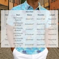thumbnail image 3 of COSFO Men Polo Shirts Short Sleeve Mesh Hawaiian Performance Shirt Collared Summer Quick Dry Slim Fit Pullover Tops, 3 of 6