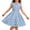 Blue Dress, variant on Kids Summer Cute And Fresh Sleeveless Children Dress For Family Photoshoot Outings Polka Printed Pleated Dress Girls O-Neck Lightweight Versatile Sundress