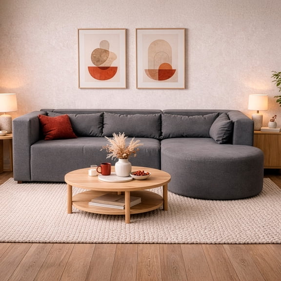 Sala Kaly modular, Atlas del Descanso color Gris oxford