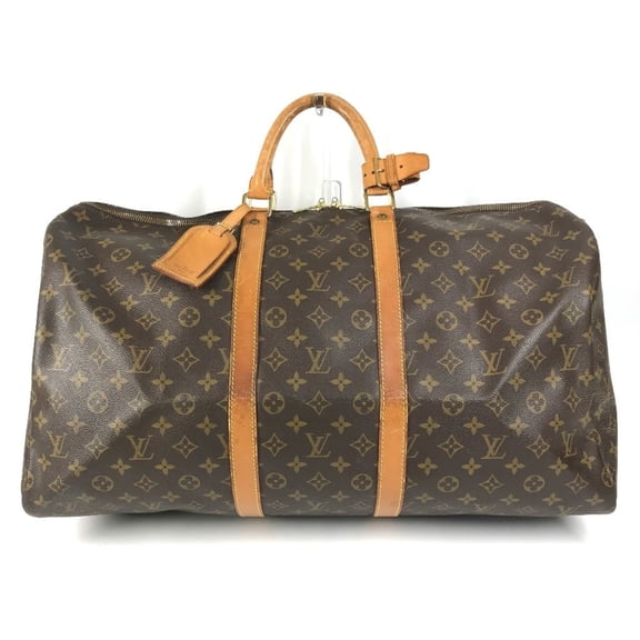 Pre-Owned LOUIS VUITTON M41424 Monogram Keepall 55 Bag, Handbag, Travel Boston Canvas, Men's,...