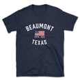 thumbnail image 1 of Beaumont Texas Patriot Men's Cotton T-Shirt, 1 of 1