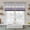 Purple, variant on Purple Geometric Tier Curtains 36 Inch Length, Stripes Boho Spring Flowers Country Rural Cafe Short Curtains for Bathroom Over Sink, Small Kitchen Curtain Light Filtering Drapes 2 Panels 27.5"Wx36"L