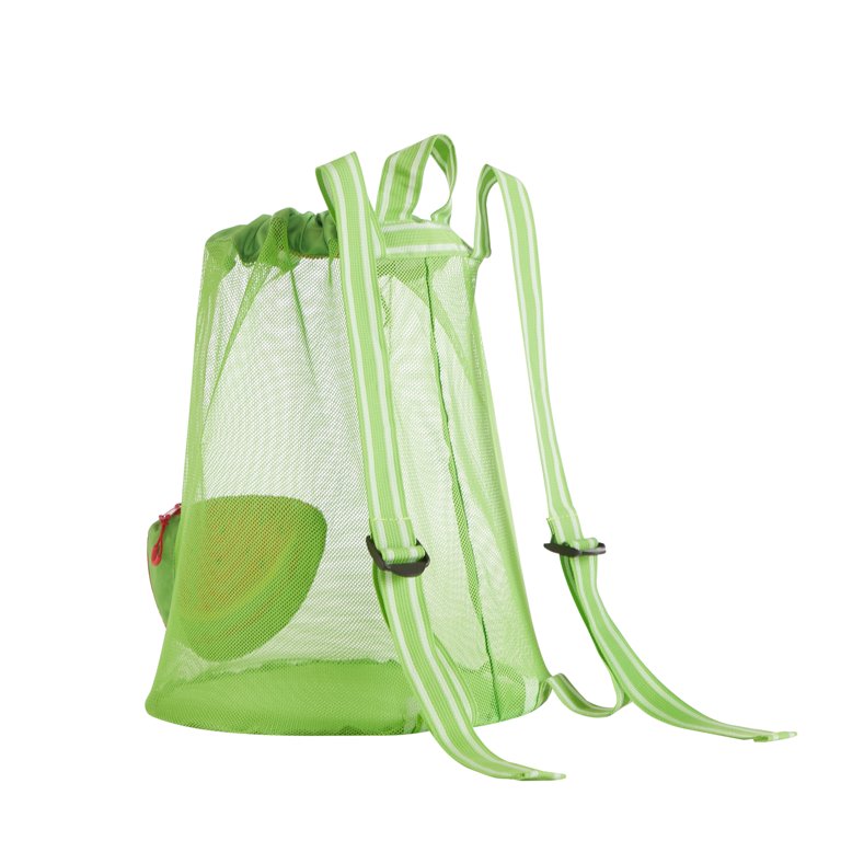 Beach Convertible Mesh Backpack - Nylon Construction
