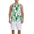 thumbnail image 6 of Rocae Cactus Plants for Men's Basketball Jersey Lightweight and Breathable Athletic Tank Top,Quick-Drying Sports Jersey 3X-Large, 6 of 9