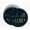 thumbnail image 2 of Inkdotpot Real Gold Foil Made With Love Text Tag Favor Hang Paper Tag 50 Piece, 2 of 6