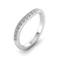 thumbnail image 2 of 3/8ctw Diamond Wedding Band in 10k White Gold, 2 of 5