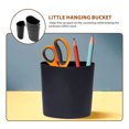 thumbnail image 2 of HERFIER 4Pcs Little Hanging Bucket for Cart Hanging Cup Holder Portable Storage Basket Hanging Basket 4.72x4.6x2.75in, 2 of 9