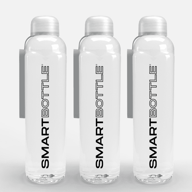Smartbottle Bouteille d'Eau Haute Réutilisable, Naturelle, 750 ml / 25 Oz, Lot de 3