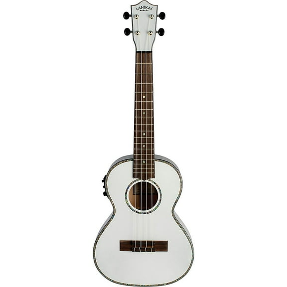 Lanikai Julia Michaels Signature Tenor Ukulele | White Pearl