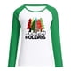 thumbnail image 1 of Camisas Navideñas Para Mujer, Camisetas de Manga Larga, Regalo de Temporada Navideña, Blusa Con Costuras A Juego Para Mujer Odeerbi  ODB205557, 1 of 7