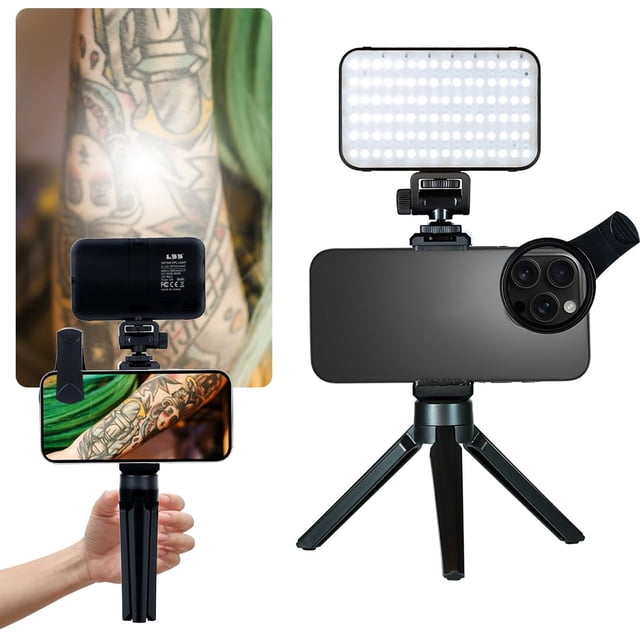 Lámpara de visión para tatuajes MO MOLONG con lente CPL de 52 mm