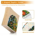thumbnail image 5 of Yayeee Napkin Holder for Table Set of 2 Kitchen Paper Tissue Organization, Green Floral Garden, 5 of 8