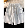 thumbnail image 3 of Pantalones cortos con estampado gráfico de letras divertidas para hombre 2023, pantalones cortos de estilo hip hop para uso diario, pantalones cortos casuales de verano Y2K para gimnasio y baloncesto, 3 of 5